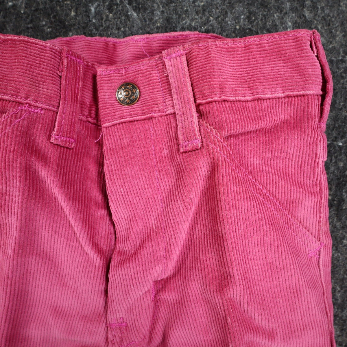 Toddly Winks Corduroy Pants Kids 4 Slim Pink Straight Leg USA Deadstock NWT - take2supply