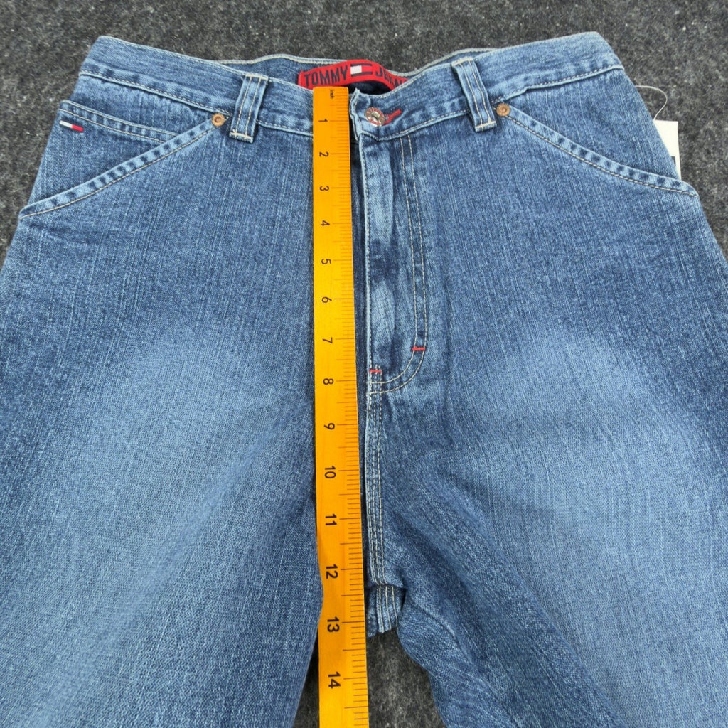 Tommy Hilfiger Y2K Carpenter Jeans Boy 20 Blue Cotton NWT Vintage 2003 Deadstock - take2supply
