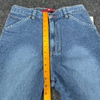 Tommy Hilfiger Y2K Carpenter Jeans Boy 20 Blue Cotton NWT Vintage 2003 Deadstock - take2supply