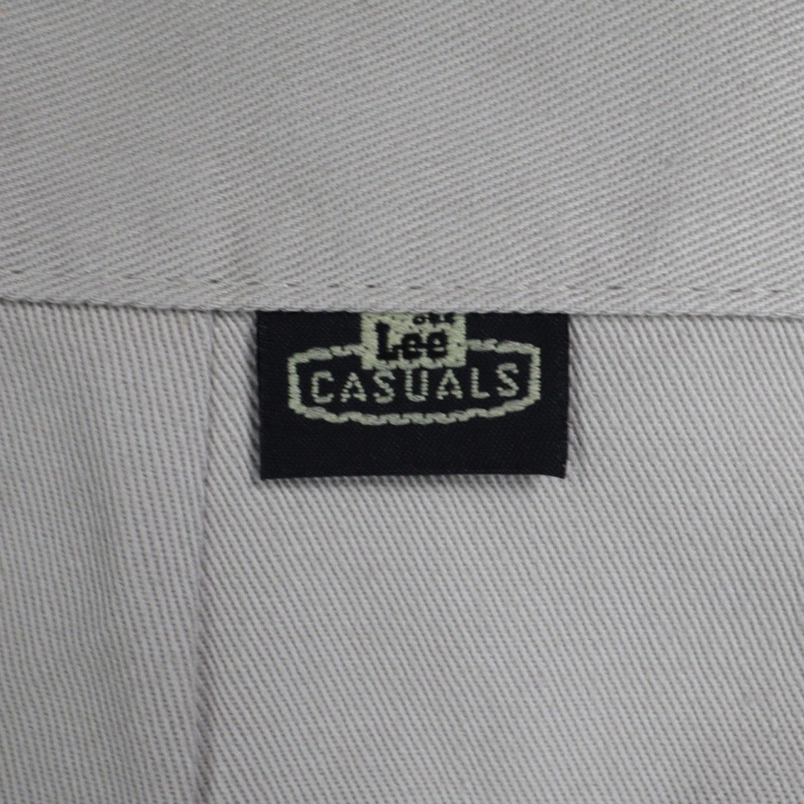 Lee Casuals Pants Womens 12 M Vintage 90s Khaki Cotton Double Pleat Relaxed Fit - take2supply