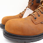 Worx 5606 Steel Toe Work Boots Mens 8.5 Brown Leather Waterproof NWT - take2supply