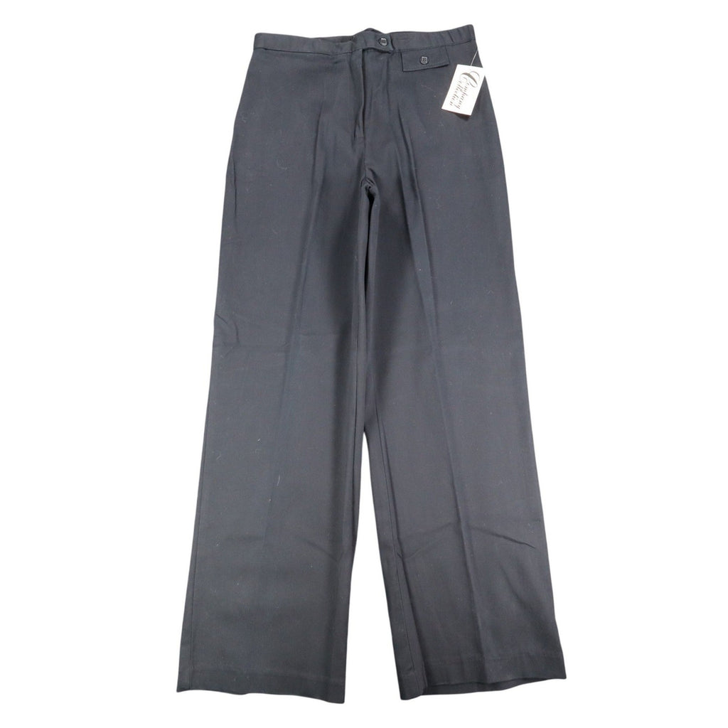 Company Collection Dress Pants Womens 10 Black Cotton Stretch Wide Leg Trousers - take2supply