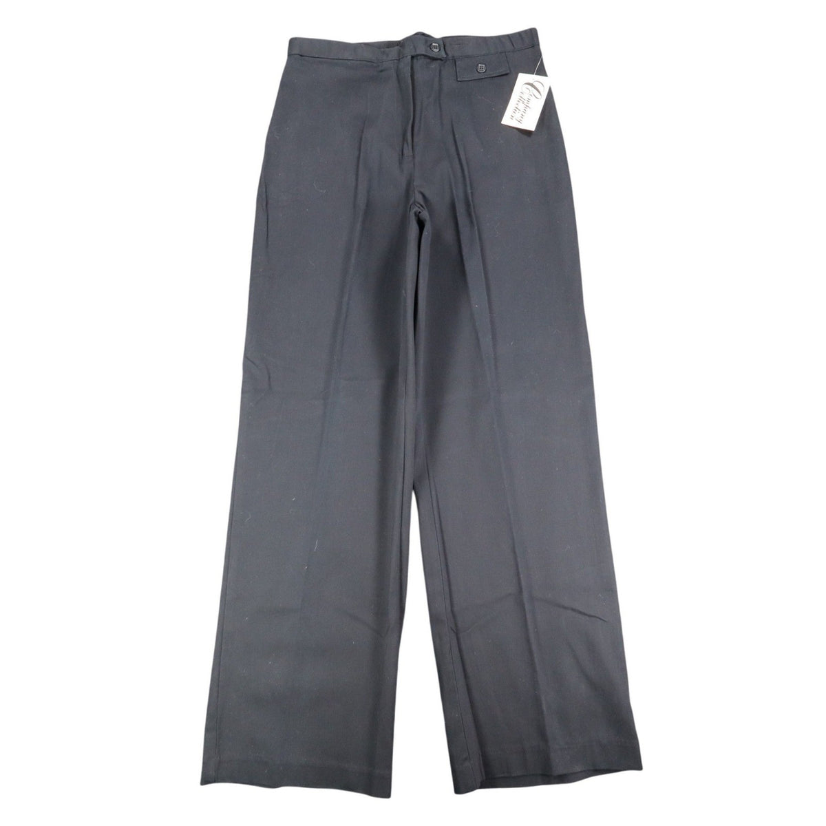 Company Collection Dress Pants Womens 10 Black Cotton Stretch Wide Leg Trousers - take2supply