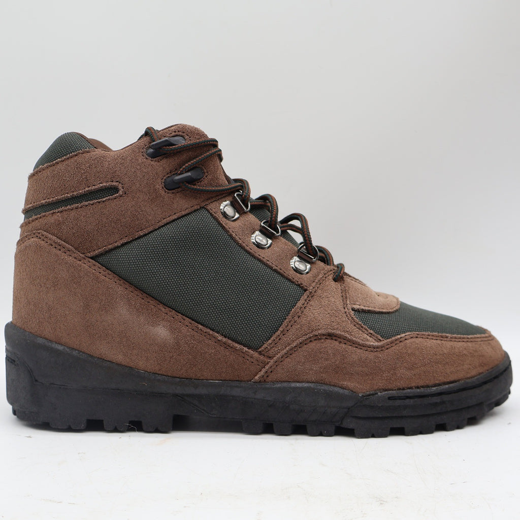Lake of the Woods Hiking Boots Mens 12M Vintage Brown Suede Canvas Trail Shoes - take2supply