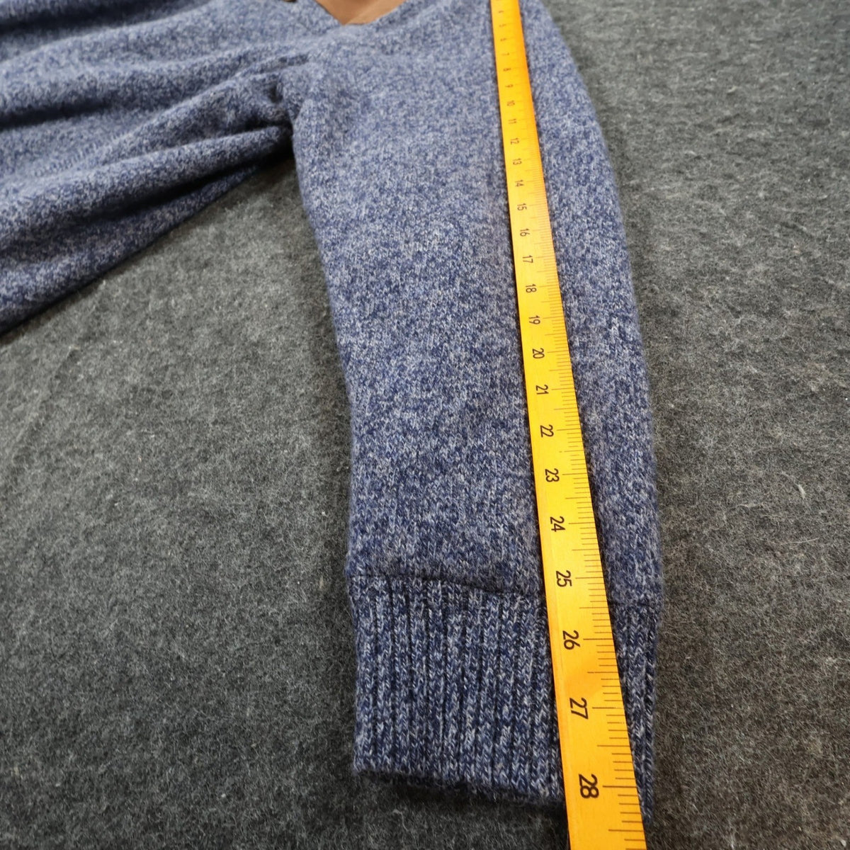 Duluth Trading Co Shetland Wool Windproof Zip Sweater Mens 2XL Blue Quilted - take2supply