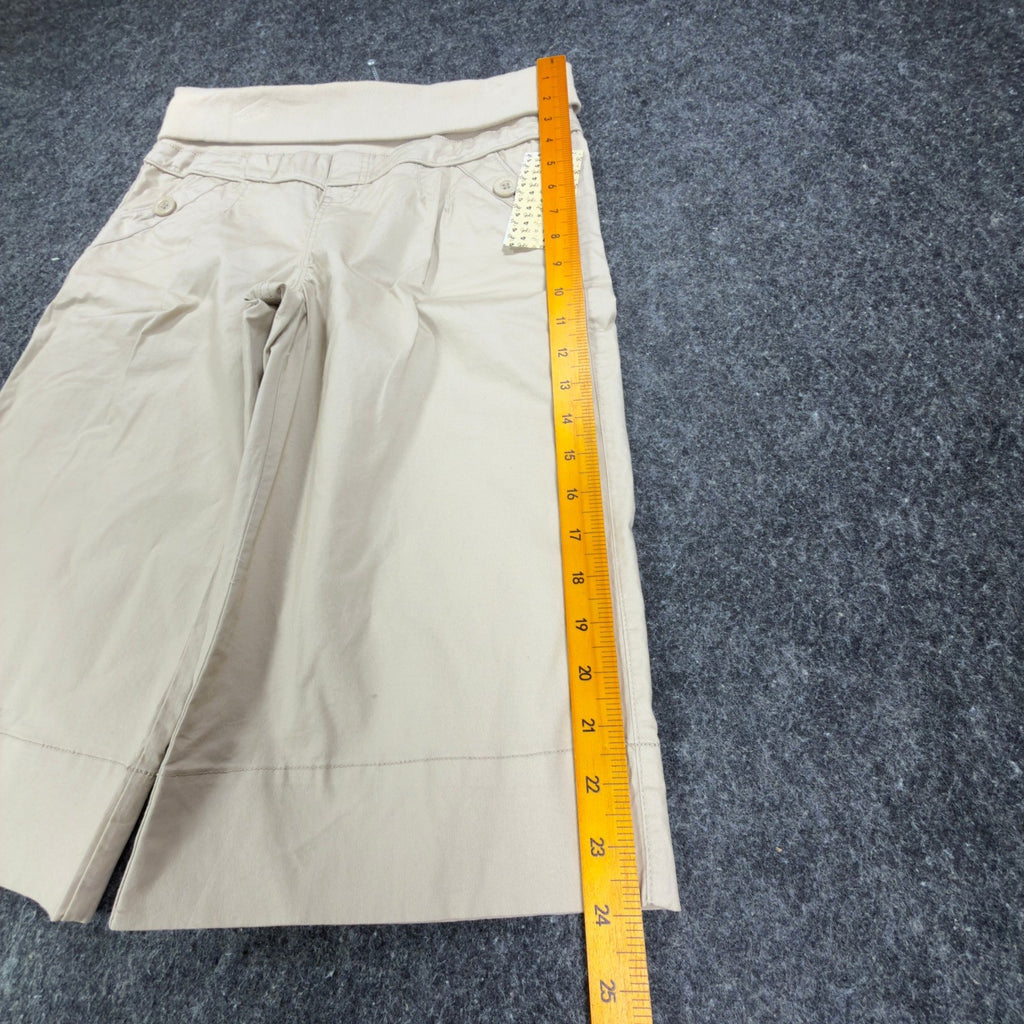 Jolt Y2K Bermuda Shorts Girls 16 Khaki Tan Cotton Blend NWT New - take2supply