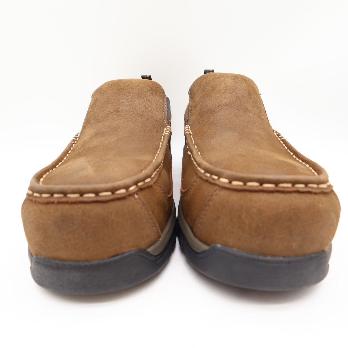 Ariat Work Edge LTE Slip-On Work Shoes Men 12 EE Wide Comp Toe Brown NWT - take2supply