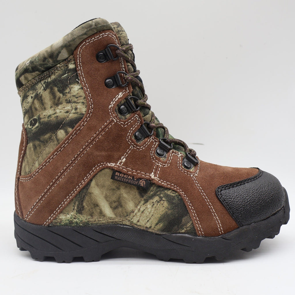 Rocky Outdoor Boots Kids 3M Brown Camo 800g Thinsulate Waterproof FQ0003710 - take2supply