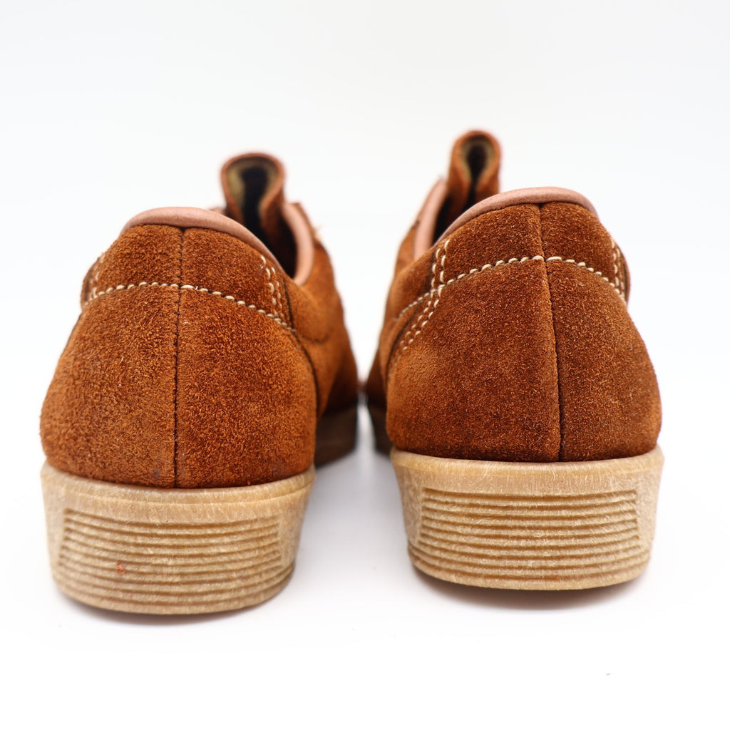 Walker Shoes Oxford Kids 11.5D Vintage Brown Suede Crepe Sole Deadstock 2646 - take2supply