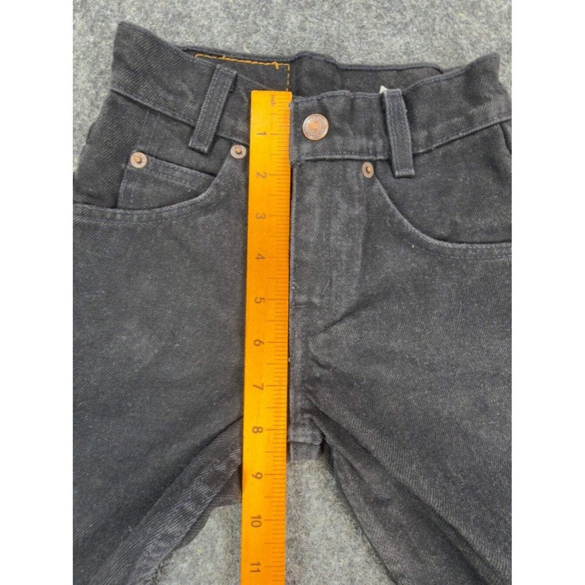 Levi's Vintage 90s 550 Jeans Toddler 4T Black Orange Tab USA NOS NWT - take2supply