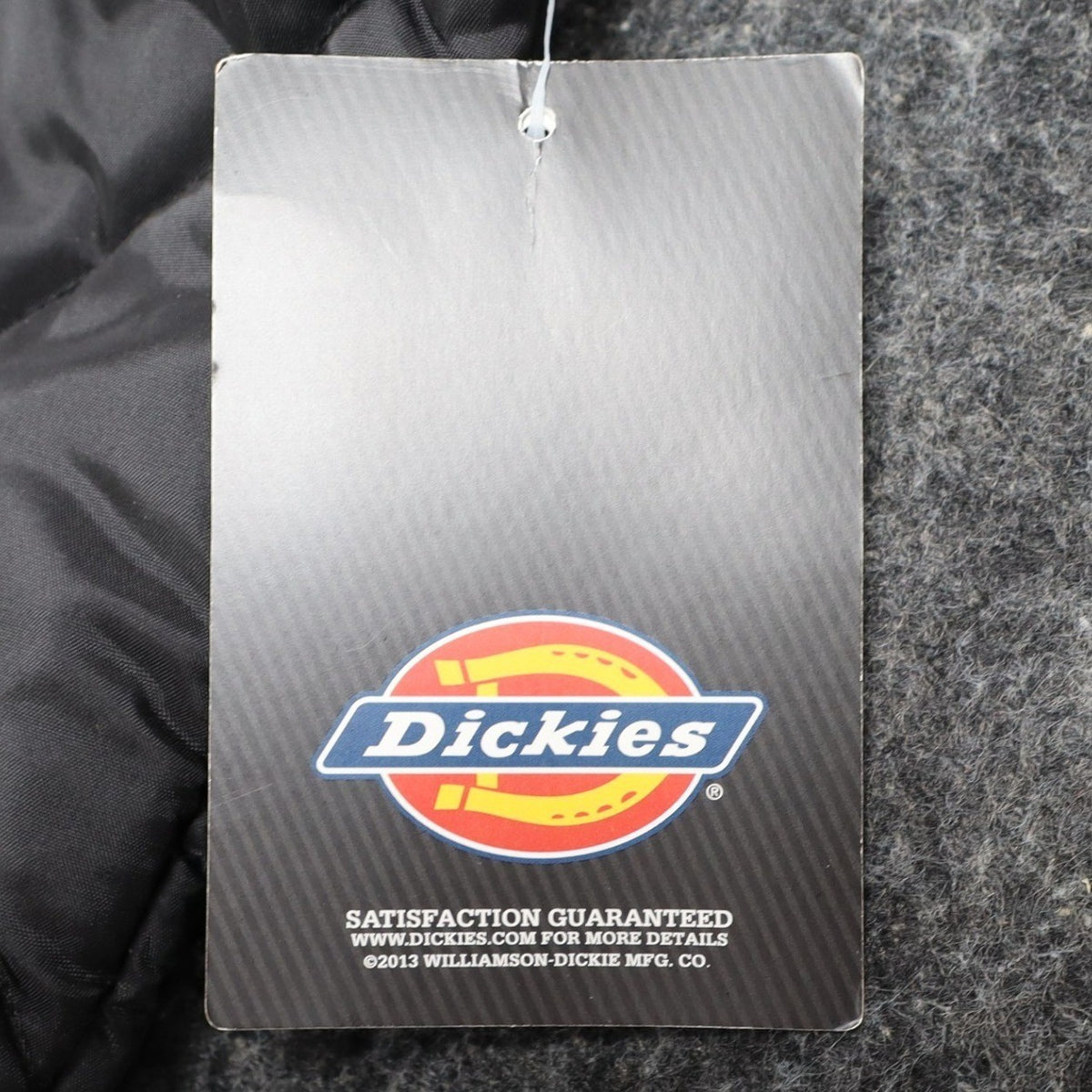 Dickies Insulated Nylon Vest Mens XL Black Diamond Quilt Water Repellent TE242BK - take2supply