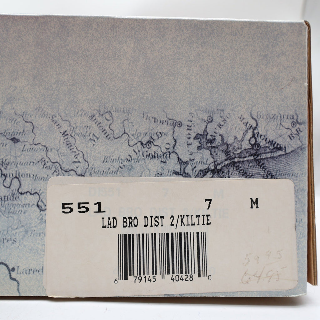 Laredo Y2K Kiltie Western Boots Women 7 Tan Leather New - take2supply