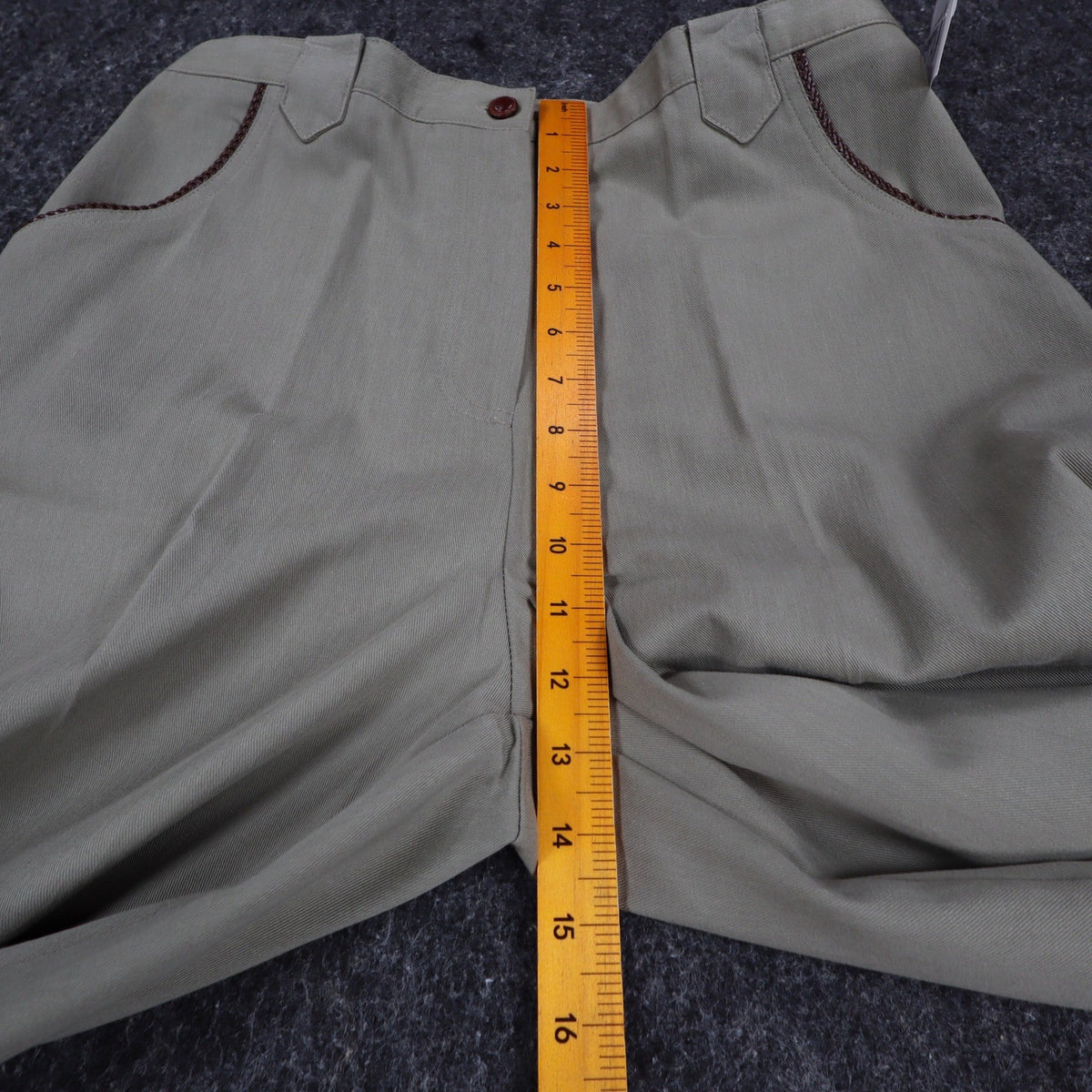 N Touch Pants Womens 10 Green Cotton Tencel Elastic Back Straight Leg 551M NWT - take2supply