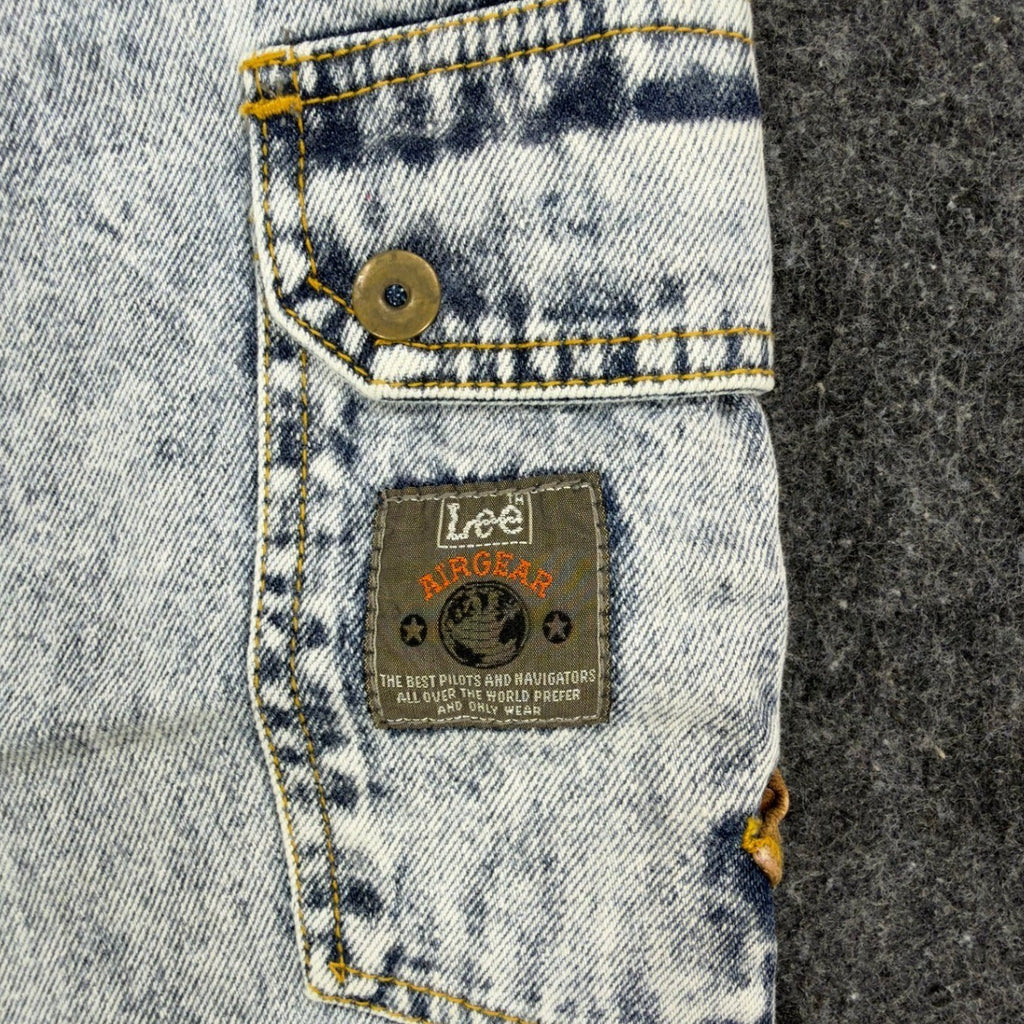 Lee Vintage 90s Airgear Commando Loose Fit Jeans Boys 8 Snow Frost NWT C487 - take2supply