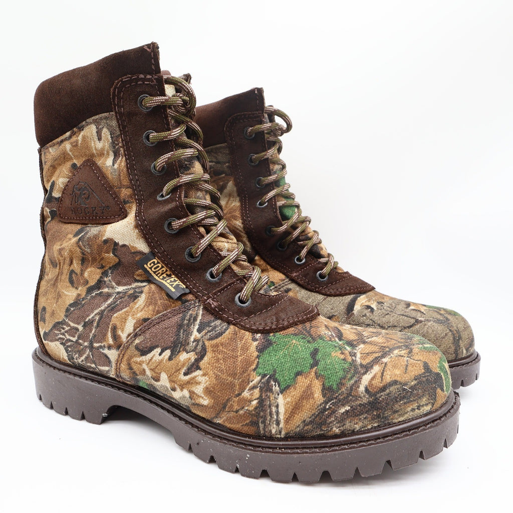 Rocky Vintage Sidewinders 840 Hunting Boots Mens 9 Camo Gore-Tex New In Box - take2supply