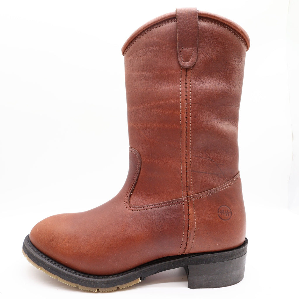 Double-H Ranch Wellington Boots Mens 8.5 D Brown Leather Gore-Tex NWT 2580 - take2supply