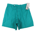 Jantzen Vintage 90s Jade Green Shorts Mens 38 Deadstock NWT Poly Cotton 1M550 - take2supply