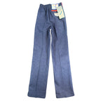 Young Maverick Vintage 80s Jeans Girls 10 Blue Cotton Red Piping NWT NOS USA - take2supply