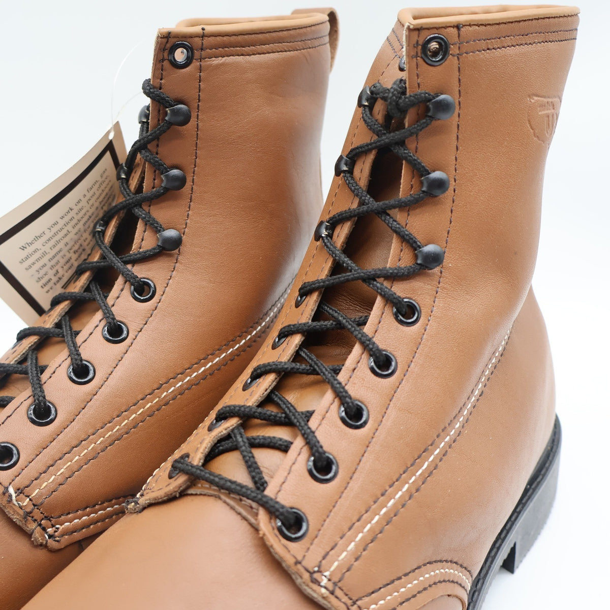 Walker Work Boots Mens 12 D Vintage Brown Leather Arctic Insulated USA Made 711 - take2supply