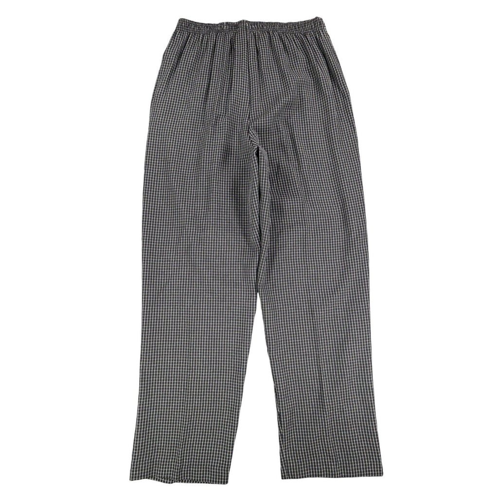 Southern Lady Pants Womens Large Black White Grid Check Elastic Waist NWT NOS - take2supply