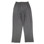 Southern Lady Pants Womens Large Black White Grid Check Elastic Waist NWT NOS - take2supply