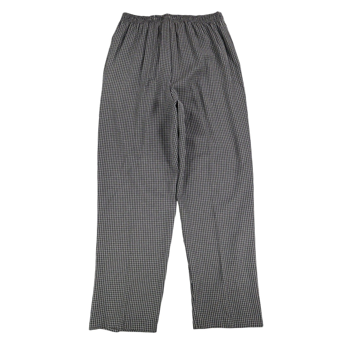 Southern Lady Pants Womens Large Black White Grid Check Elastic Waist NWT NOS - take2supply