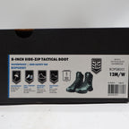 Battle Ops BOPS8001 Tactical Boot Mens 12 M/W Waterproof Side-Zip Black Leather - take2supply