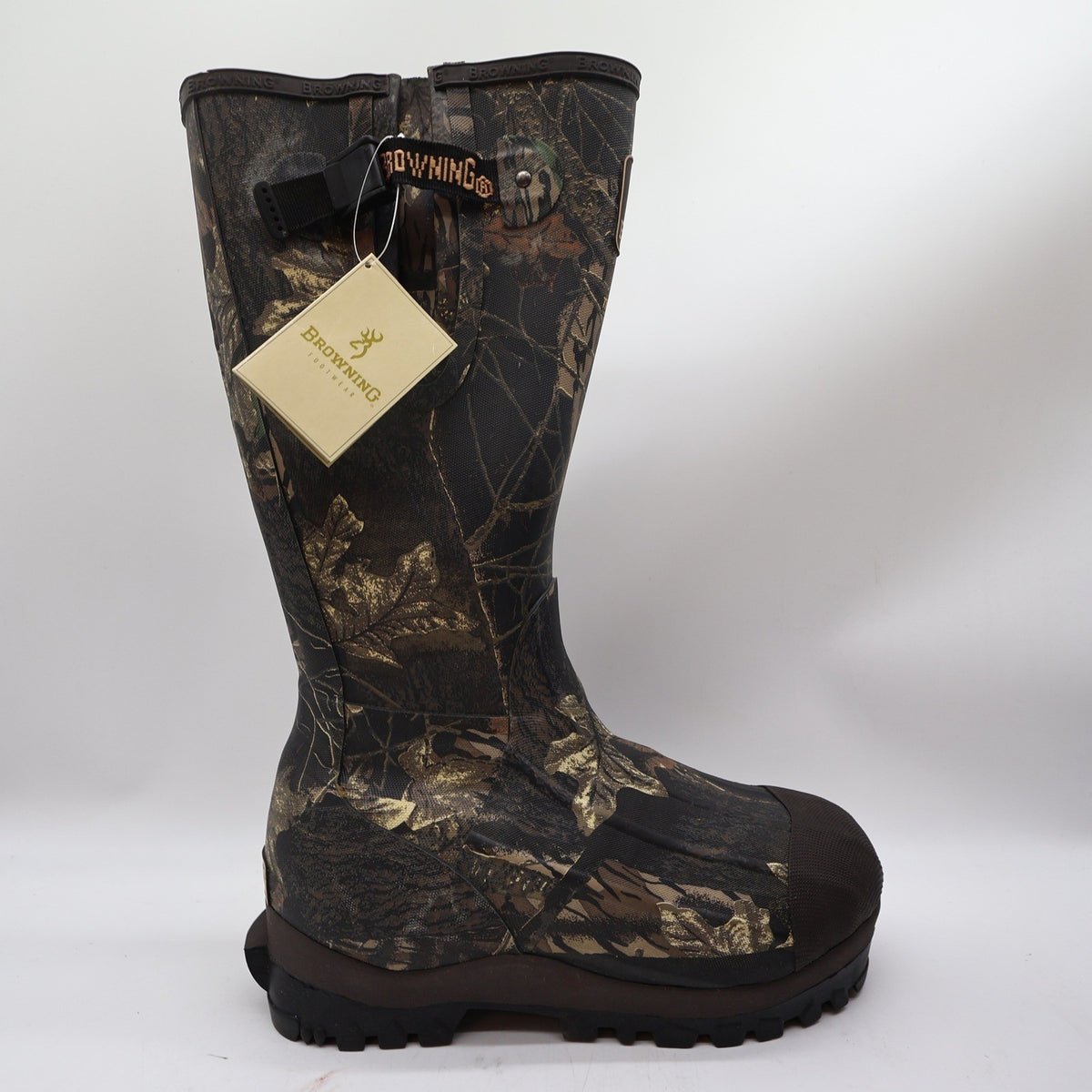 Browning 70100 Waterproof Rubber Boots Mens 8 Camo Hunting NWT - take2supply