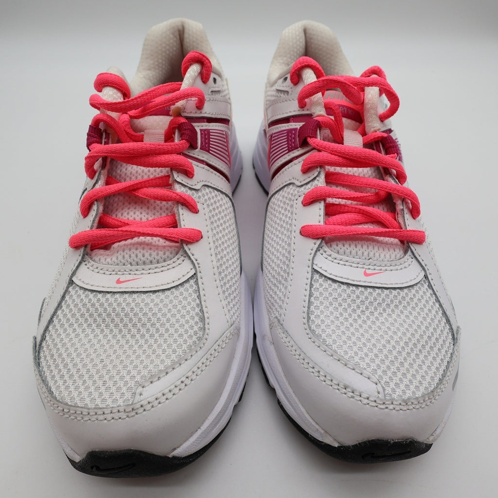 Nike Dart 10 Womens 7.5 Running Shoes White Pink Metallic Silver 580427-100 - take2supply