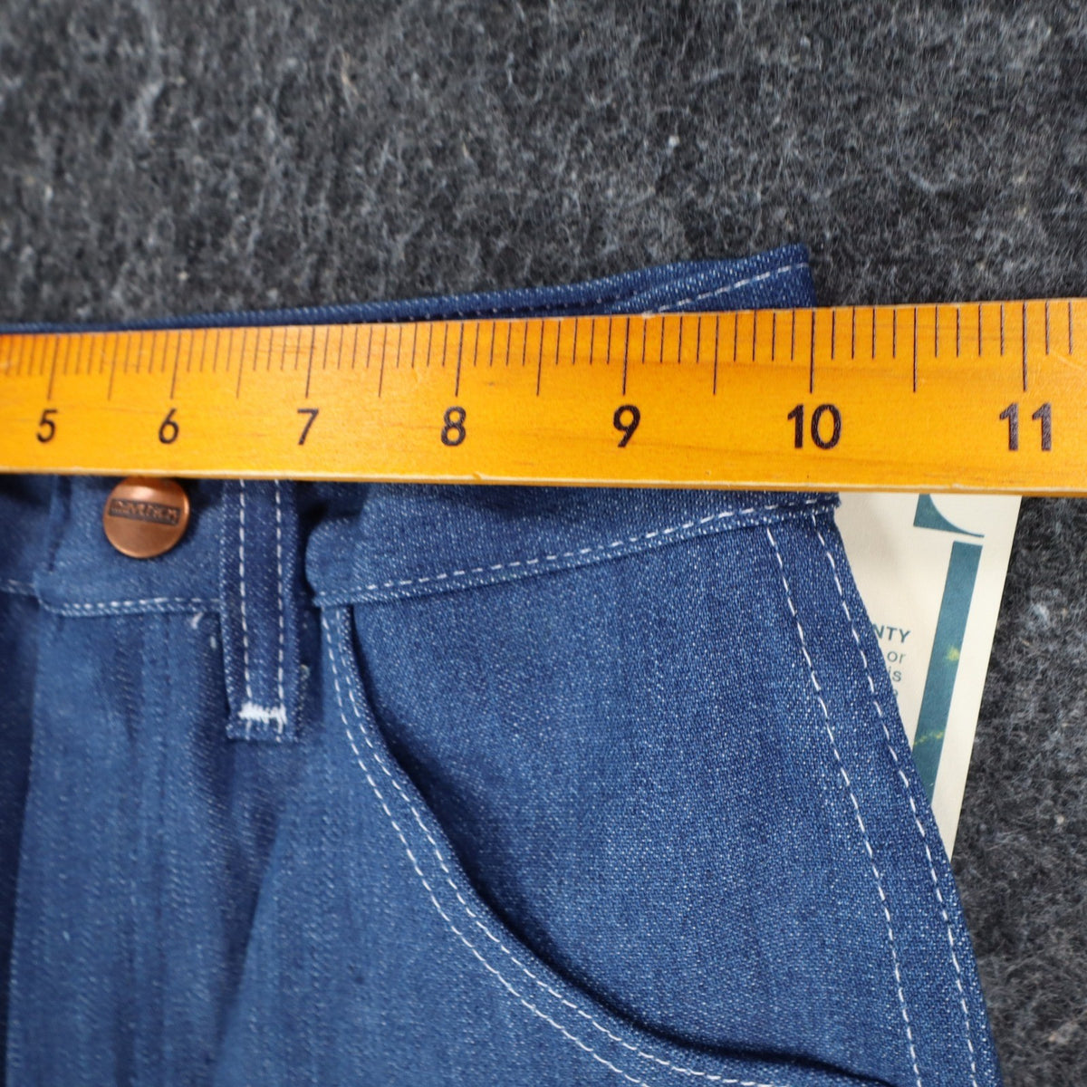 Vintage Maverick Girls Jeans 8 Slim Blue Straight Leg Denim NOS - take2supply