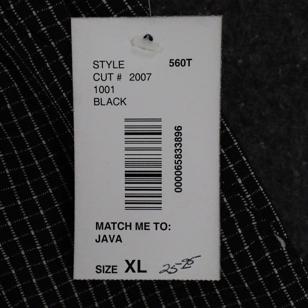 Southern Lady Pants Womens XL Black White Grid Check Elastic Waist NWT NOS - take2supply