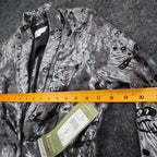 Erin London Blazer Jacket Womens Small NWT Gray Abstract Knit Single Button - take2supply