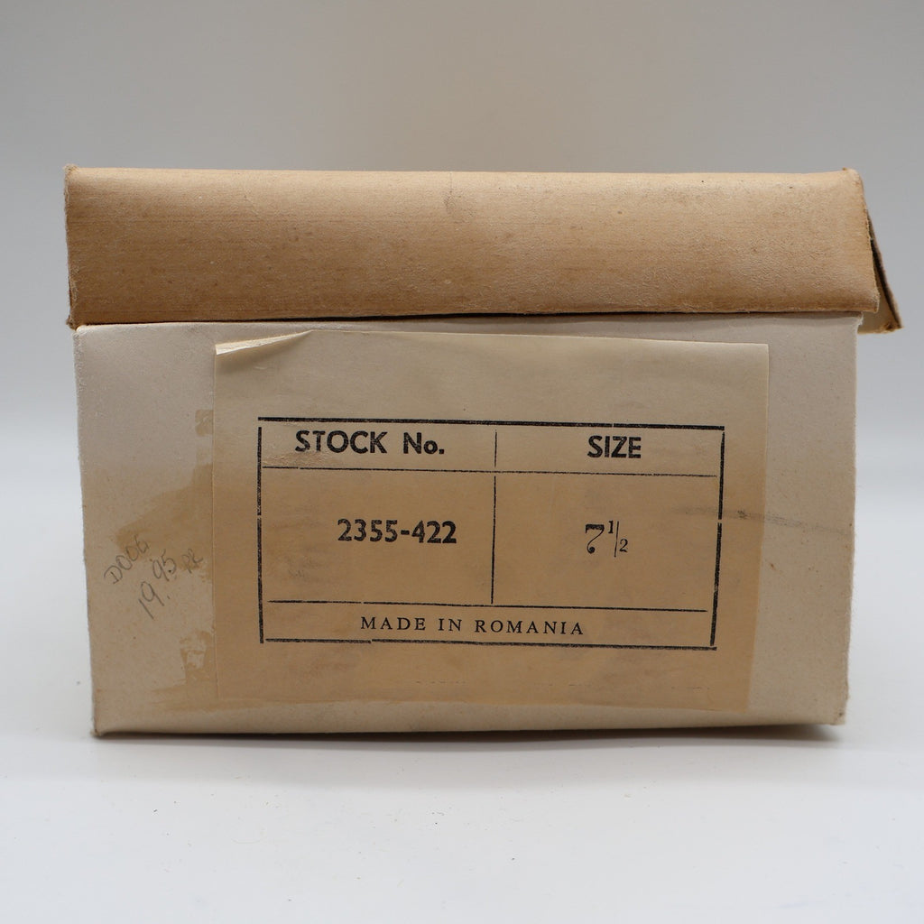 Sportiques Sneakers 7.5 Vintage Deadstock Brown Leather Gum Ripple Sole Romania - take2supply