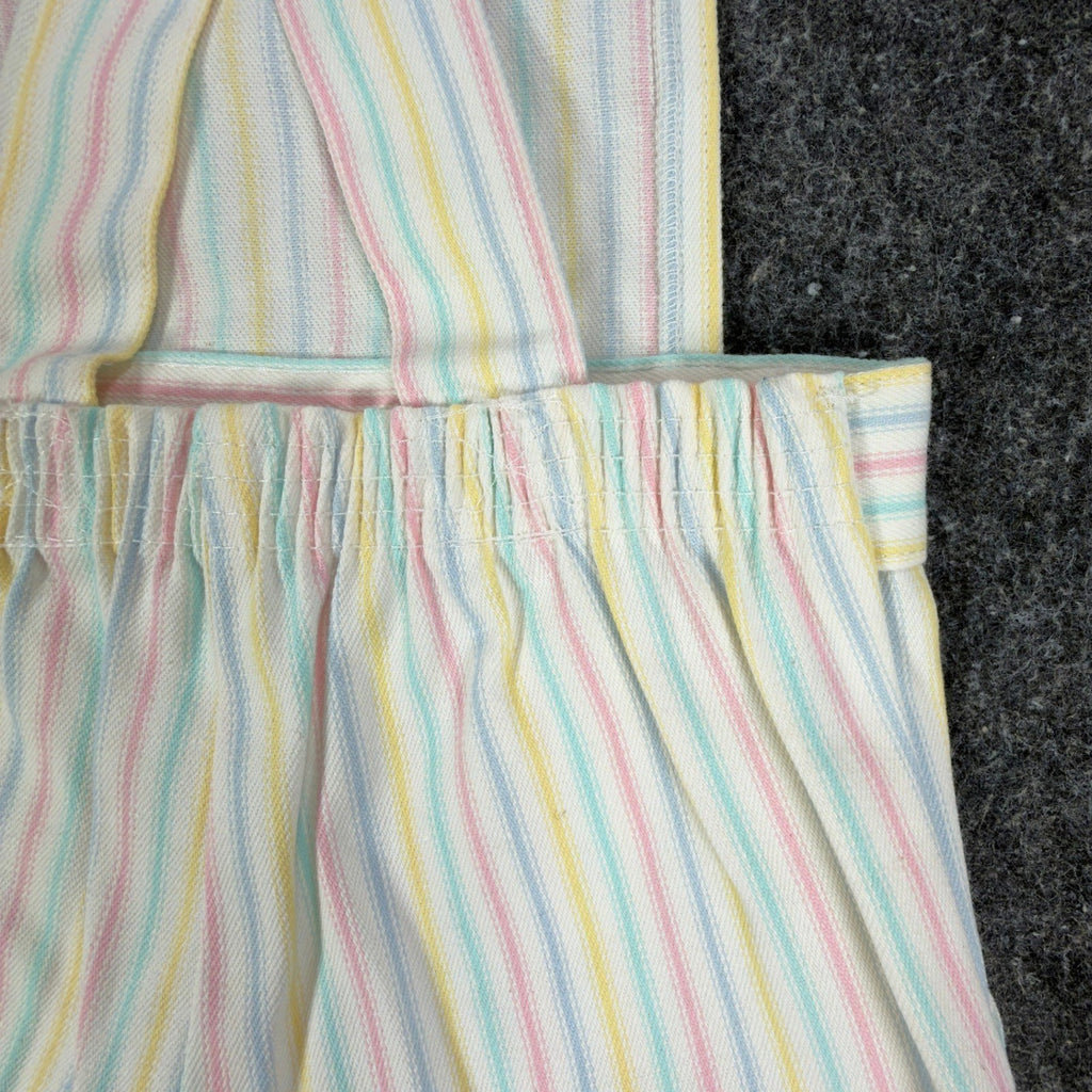 Maverick 1980s Vintage Striped Shortalls Girls 5 Pastel Multi NWT - take2supply