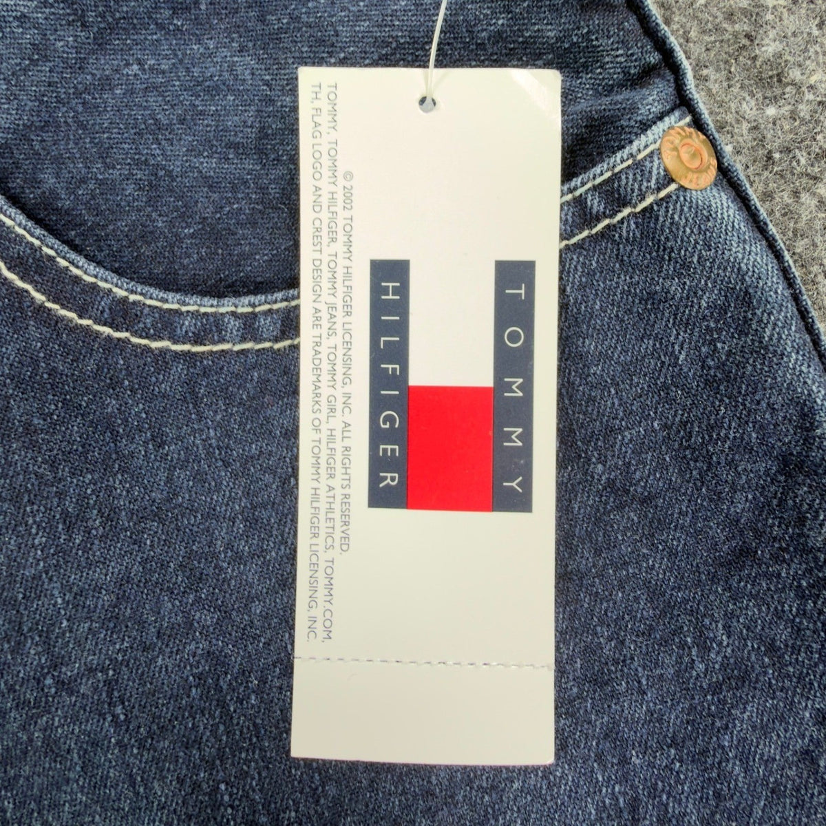 Tommy Hilfiger Y2K Freedom Fit Jeans Boys 16 Blue Cotton Deadstock NWT - take2supply