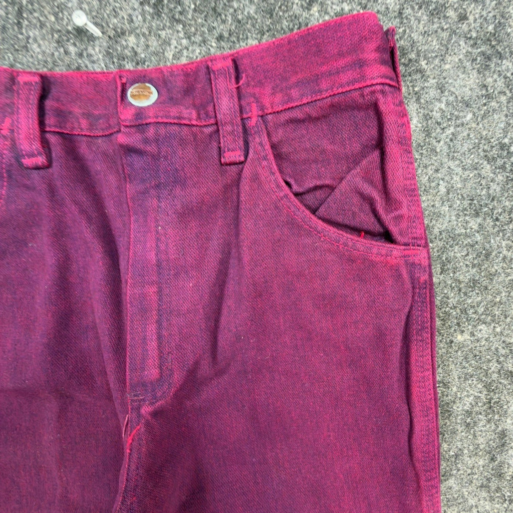Maverick Vintage 80s Purple Jeans Girls 12 Reg USA Made NOS NWT 26.5x29 - take2supply