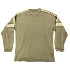 Ferruche Y2K Long Sleeve Shirt Mens XL Olive Green Striped Pullover NWT C417 - take2supply