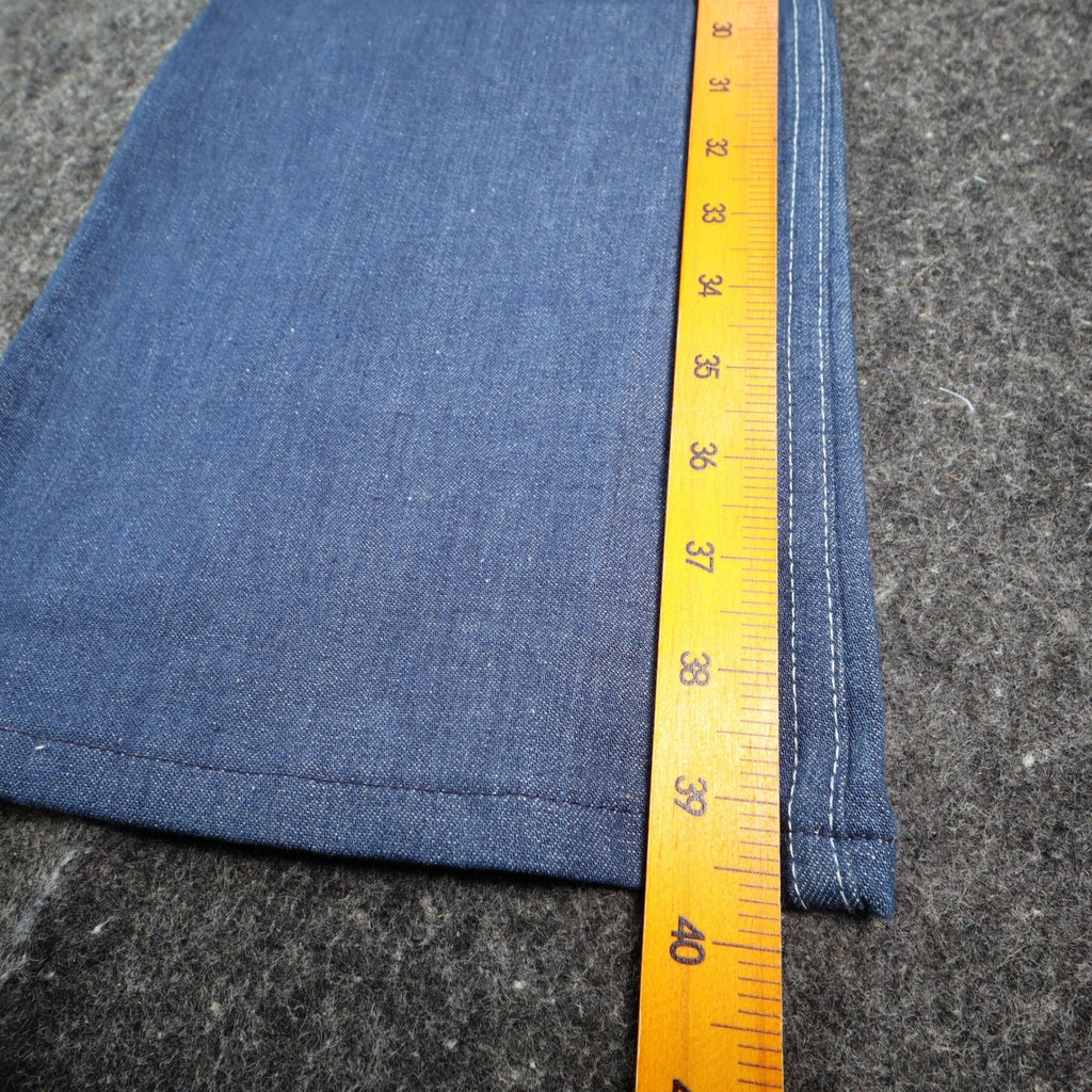Vintage Young Maverick Jeans Boys 12 Regular Blue Flare White Stitch USA NWT - take2supply