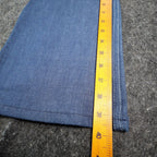 Vintage Young Maverick Jeans Boys 12 Regular Blue Flare White Stitch USA NWT - take2supply