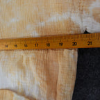 Hem & Thread Womens S Tan Cream Tie Dye Cotton Gauze Snap Bomber Jacket NWT - take2supply