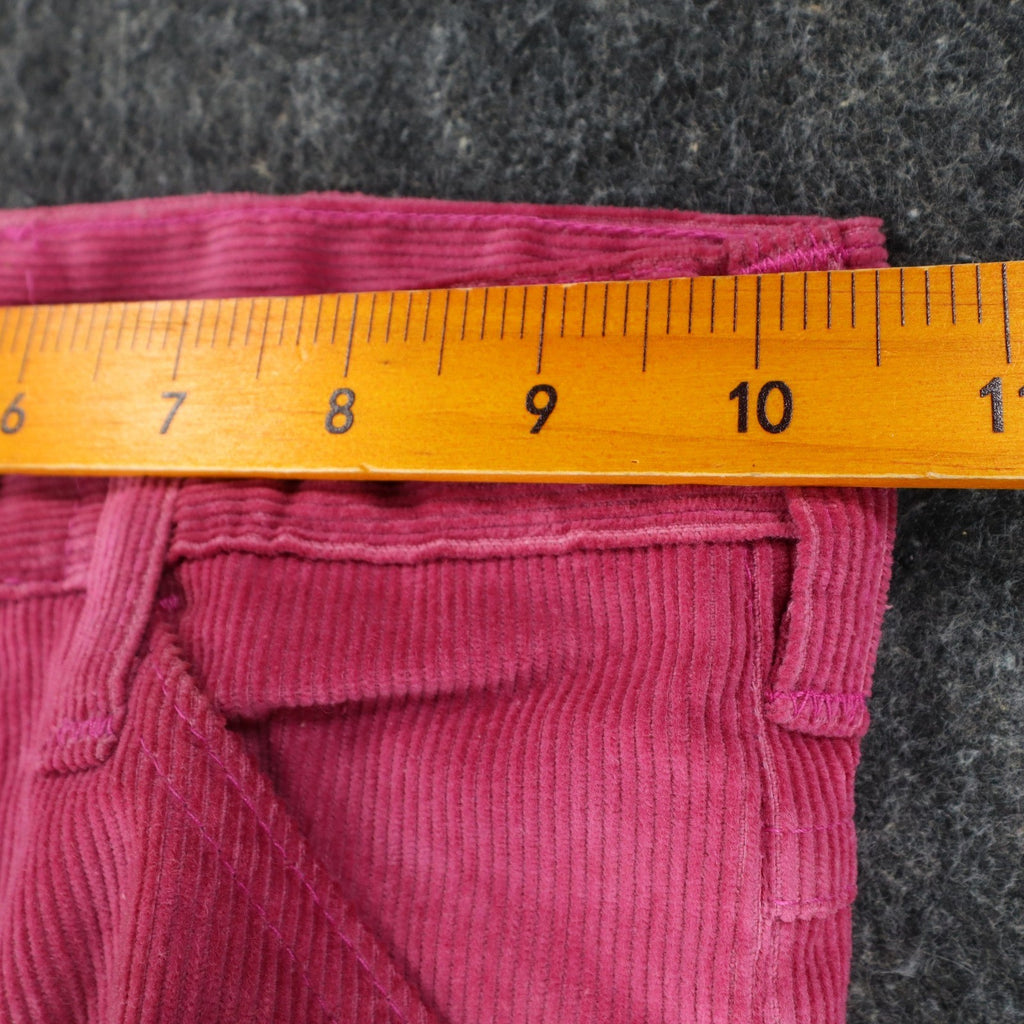 Toddly Winks Corduroy Pants Kids 4 Slim Pink Straight Leg USA Deadstock NWT - take2supply