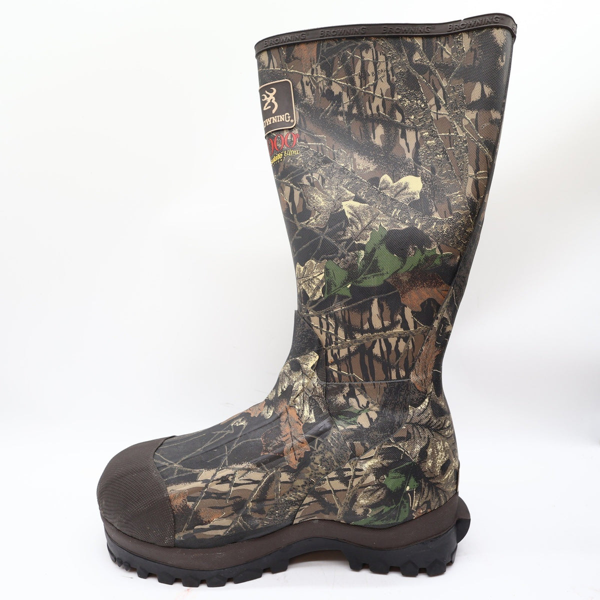 Browning 70100 Waterproof Rubber Boots Mens 8 Camo Hunting NWT - take2supply