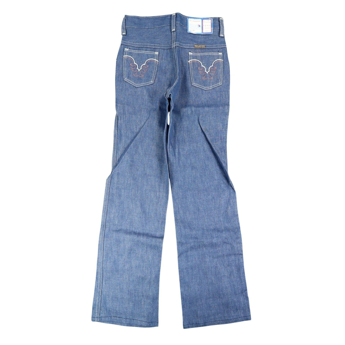 Vintage Young Maverick Boys Jeans 7 Regular Blue Straight Leg USA NWT - take2supply