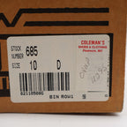Walker Work Boots Mens 10 D Vintage Made in USA Brown Leather Lace Up 685 NEW - take2supply