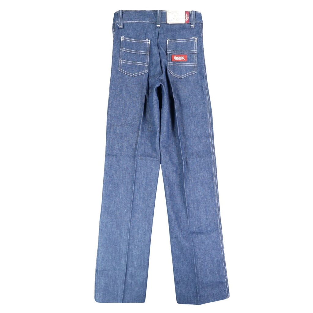 Clinchers Vintage Girls 10 Regular Blue Cotton Flare Jeans NWT USA - take2supply