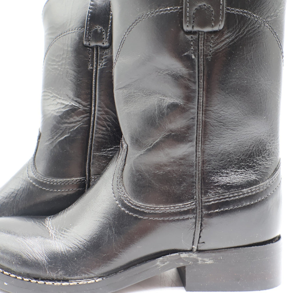 Acme Black Roper Boots Kids Size 13D Leather Western Cowboy Style 03122 - take2supply