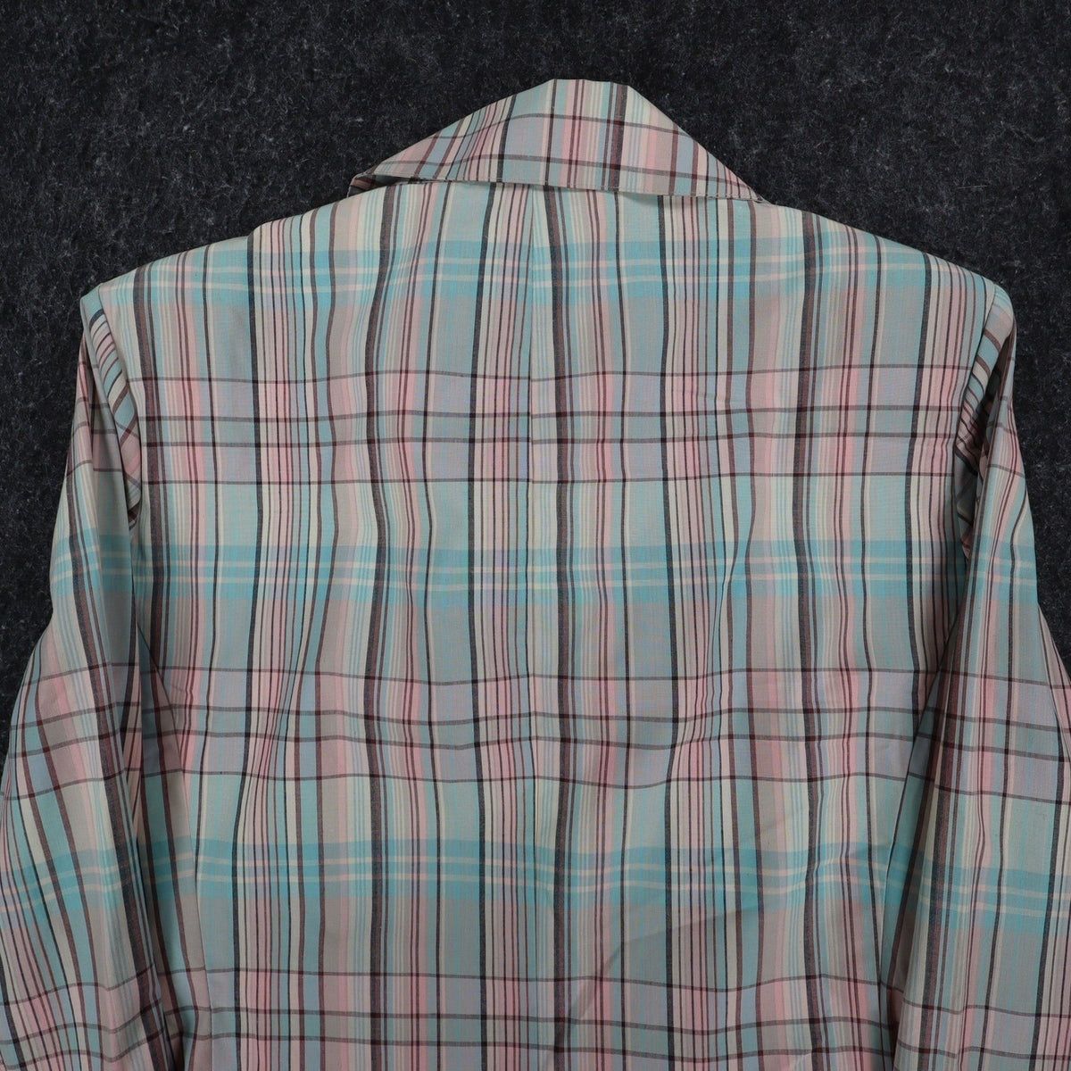 Company Collection Blazer Womens 12 Pastel Plaid Cotton Blend Unlined Jacket NWT - take2supply
