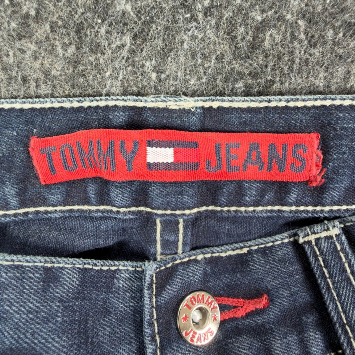 Tommy Hilfiger Y2K Freedom Fit Jeans Boys 16 Blue Cotton Deadstock NWT - take2supply