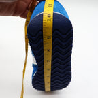 Converse Road Star Boys Size 3.5 Vintage 80s Blue White Nylon Suede Sneakers - take2supply