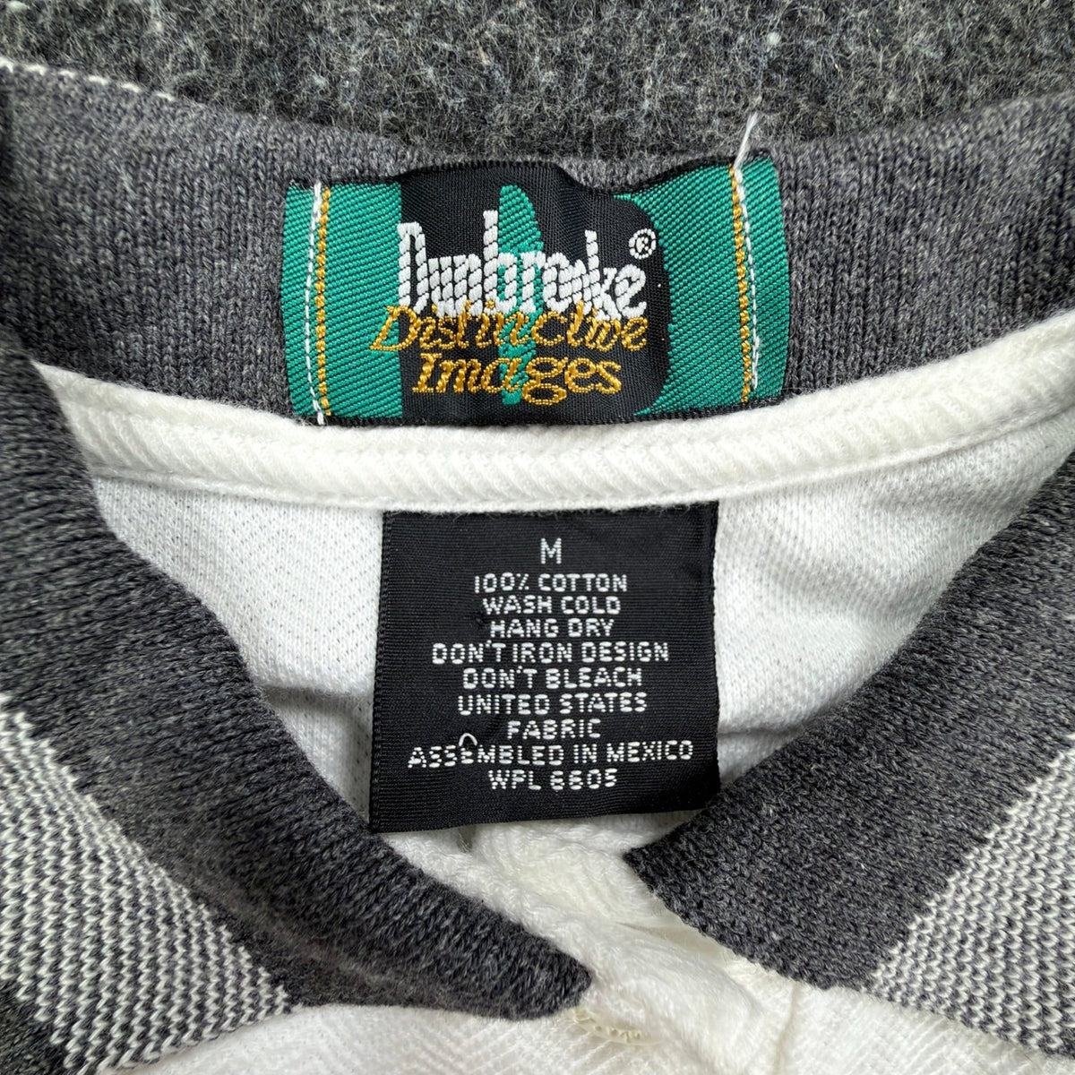 Dunbrooke Vintage Sleeveless Polo Top Womens M White Cotton Herringbone NWT - take2supply